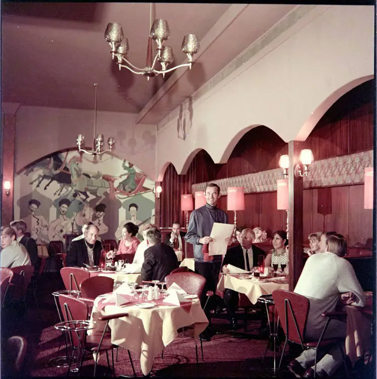 Troika Restaurant, Fort Street, 1969