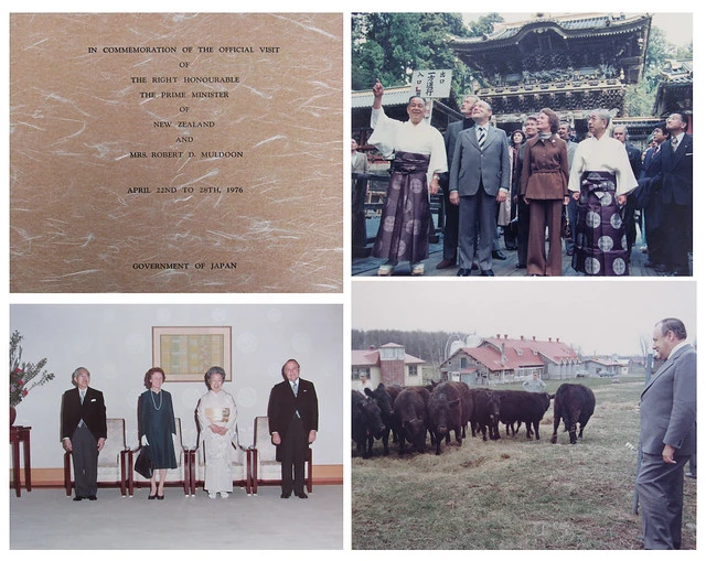 Robert Muldoon in Japan, April 1976