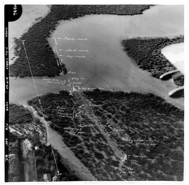 Aerial Photo of Debris