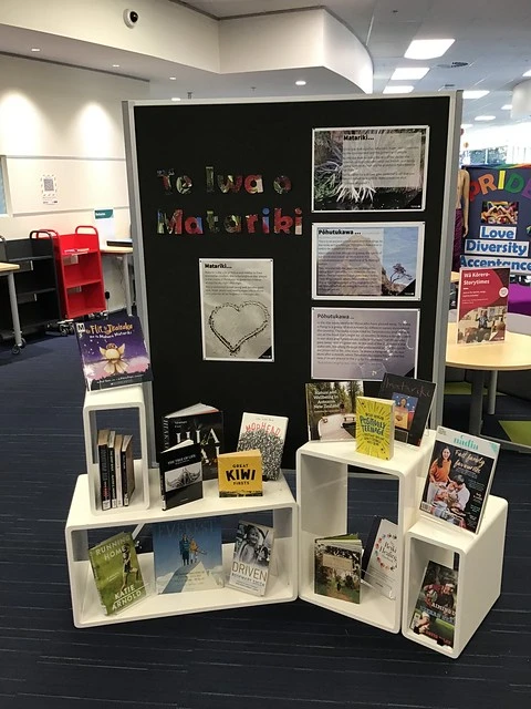 Matariki display, Fendalton Library