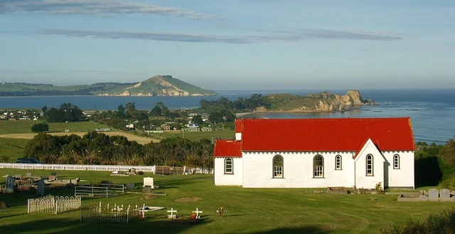 Karitane: Hui Te Rangiora Church (c.1873) (1) | Record | DigitalNZ