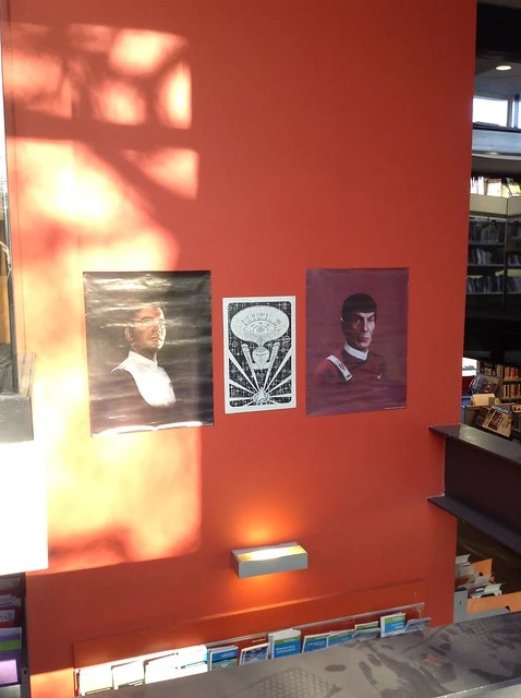 Posters of Kirk, The Enterprise and Spock | Record | DigitalNZ