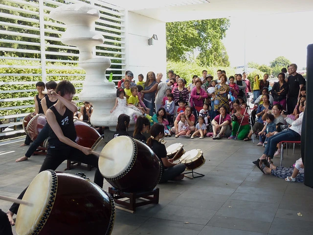 Takumi Japanese drummers - Chinese Lunar New Year festivities at Upper Riccarton Library