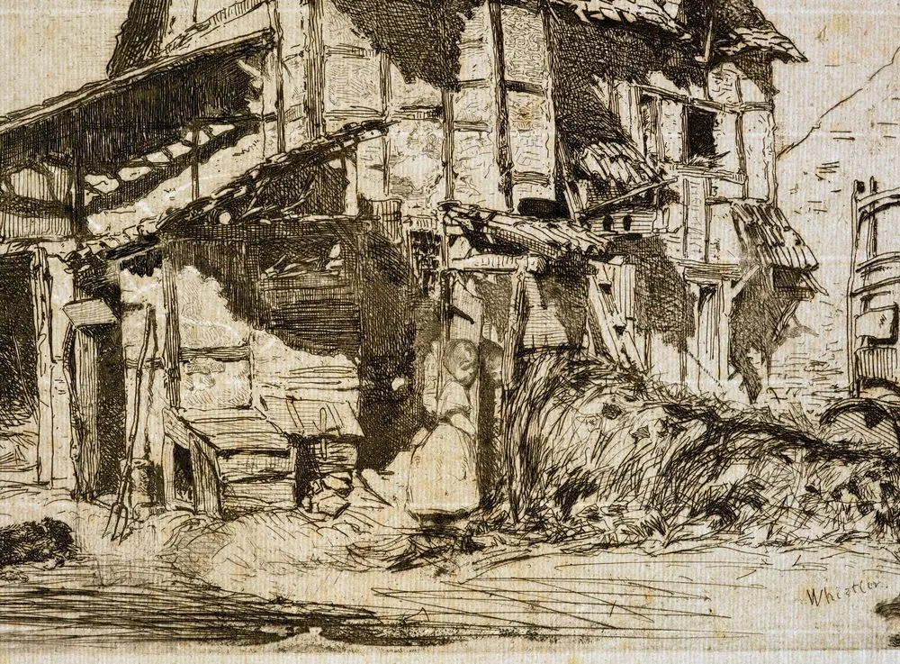 The French set. The unsafe tenement.