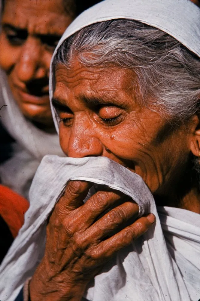 India Series Indian Women Crying Punjab Record DigitalNZ