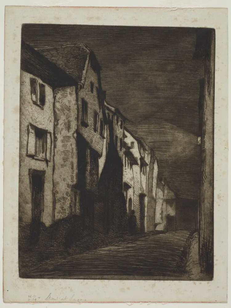 Street at Saverne. From The French set.