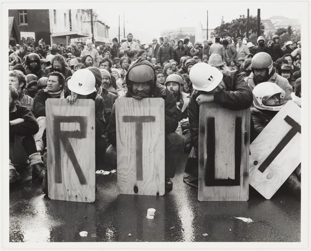 Anti Springbok tour demonstration