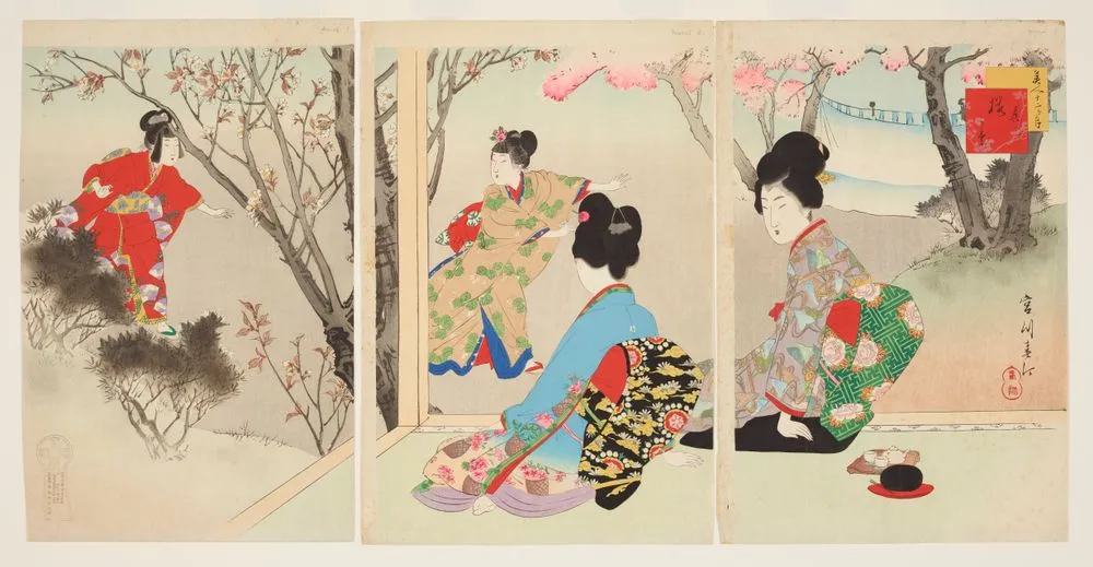 Bijin Junikagetsu (Beauties in the twelve months): March