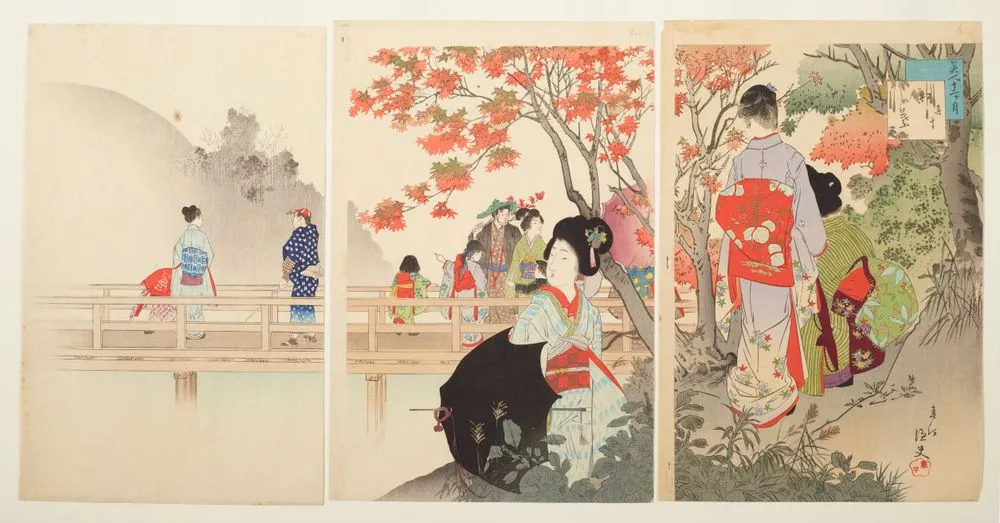 Bijin junikagetsu (Beauties in the twelve months): October