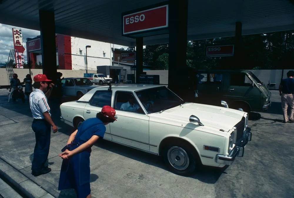 Japan series: Esso petrol station