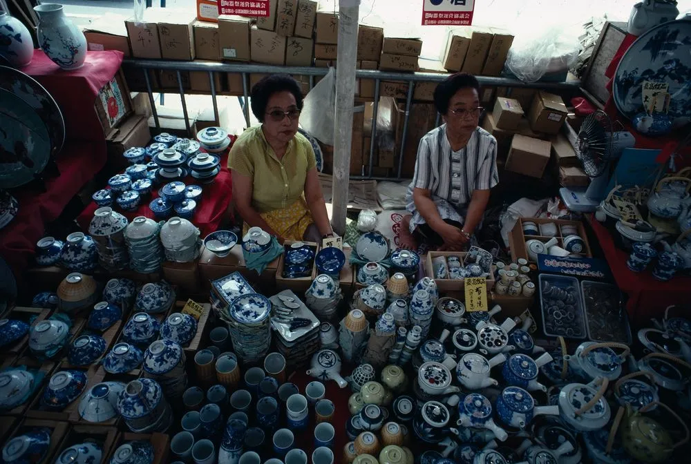 Japan Series: Pottery Fair Stall