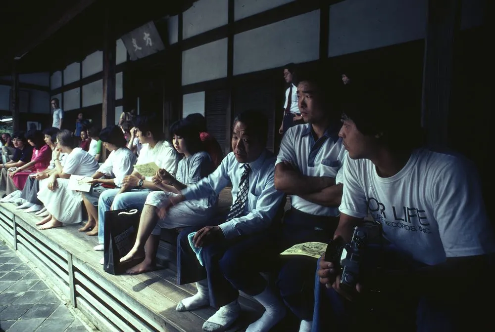 Japan Series: Tourists at Ryoanji Garden