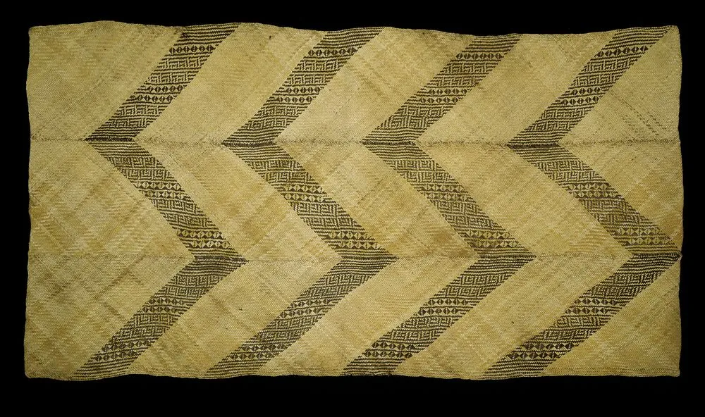 Whariki Takapau Finely Woven Floor Mat Record Digitalnz