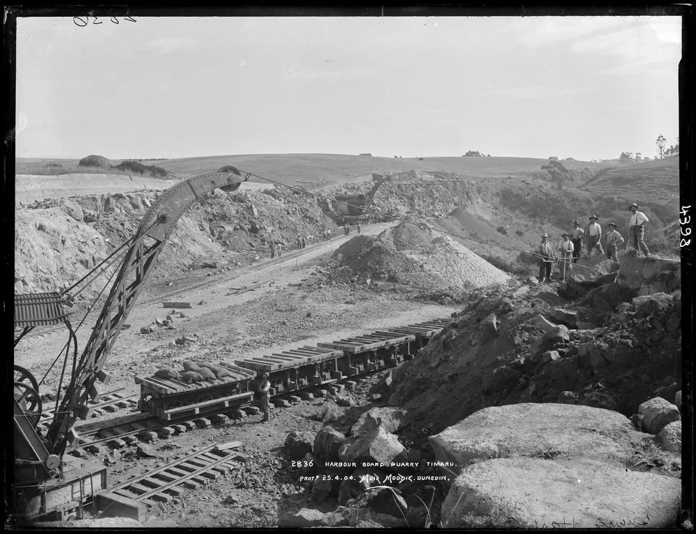 Harbour Board Quarry, Timaru Record DigitalNZ