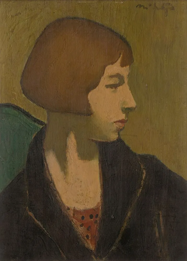 Woman in black jacket