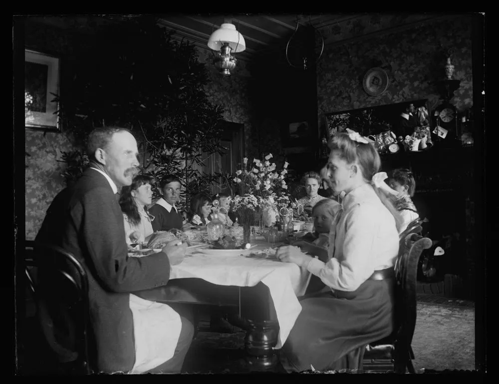 Xmas [Christmas] dinner Record DigitalNZ