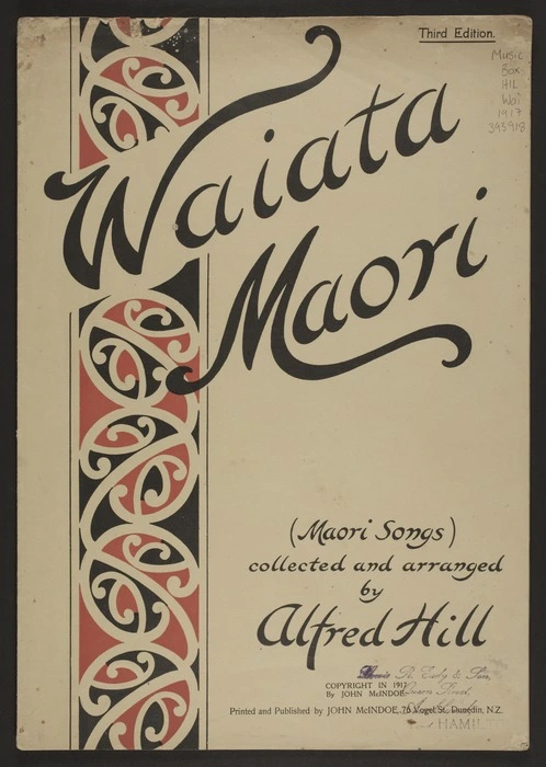 Waiata Māori / by Alfred Hill.