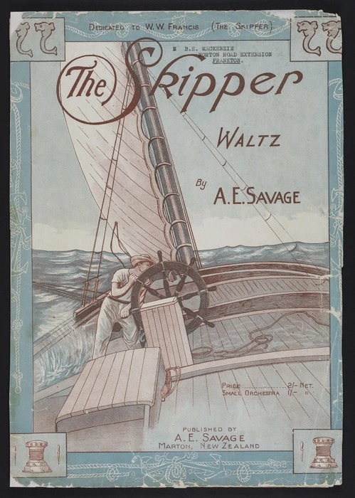 The skipper : waltz / A.E.Savage.