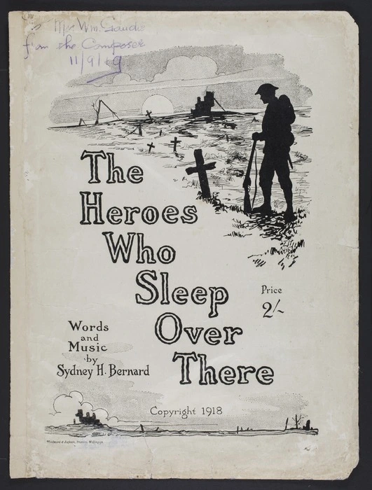 The heroes who sleep over there : song / words and music by Sydney H. Bernard.
