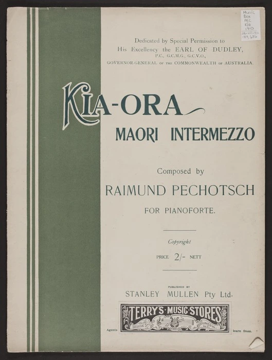 Kia-ora Māori intermezzo / composed by Raimund Pechotsch.