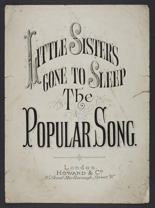 Little sister's gone to sleep / C.A. White ; arr. by Stafford Treco.