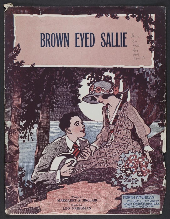 Brown eyed Sallie / words by Margaret A. Sinclair ; music by Leo Friedman.