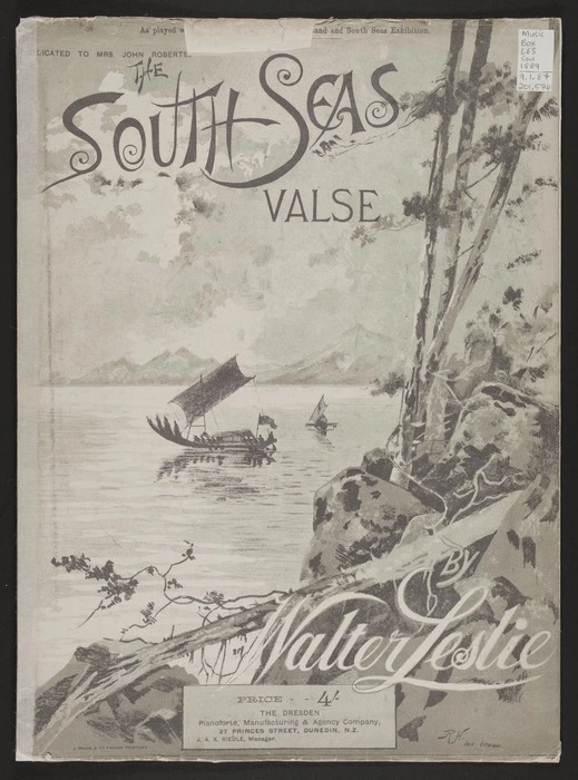 South Seas waltz / composed by W. Leslie.