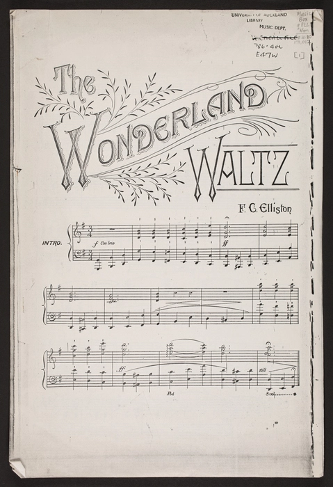 The wonderland waltz / F.C. Elliston.