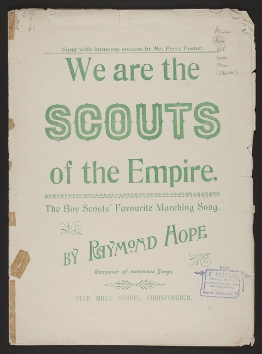 We are the Scouts of the Empire / composed by Raymond Hope.