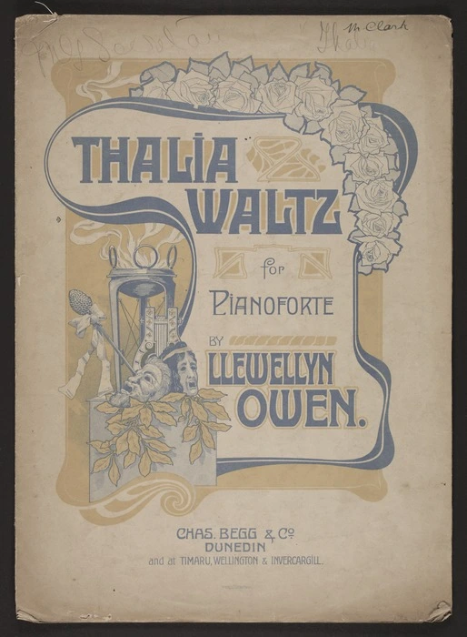 Thalia waltz : for pianoforte / by Llewellyn Owen.