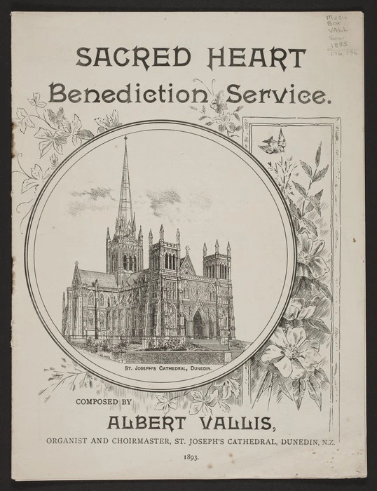 Sacred Heart benediction service / composed by Albert Vallis.