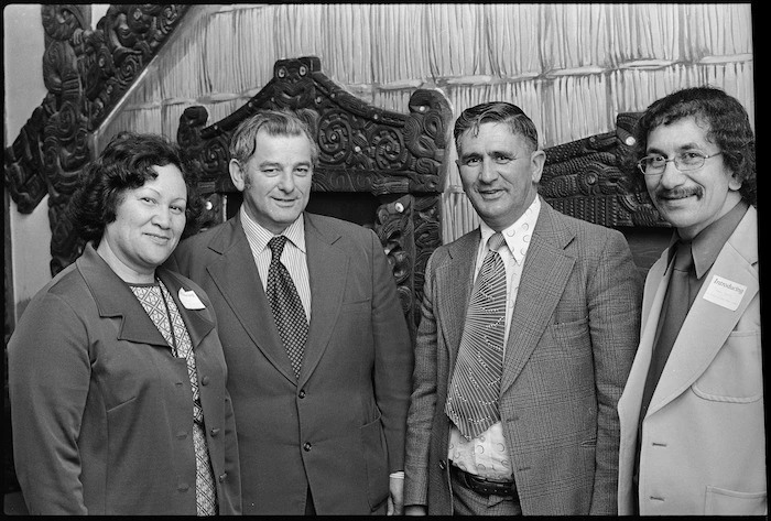 Graham Latimer and others at a parliamentary reception in the Maori ...