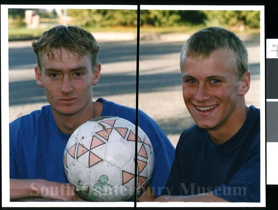 David Tierney and Dudley Scorrar, soccer players