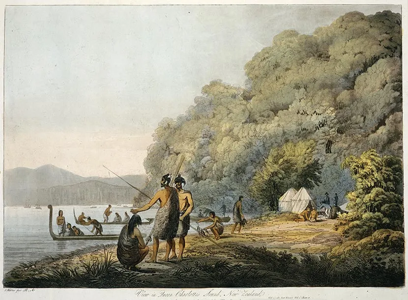 Māori at Ship Cove