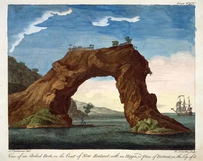 Arched rock, Mercury Bay