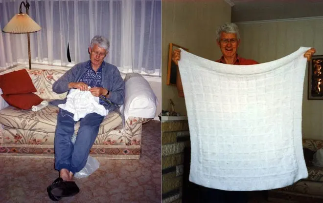 Knitting for the baby, 1994