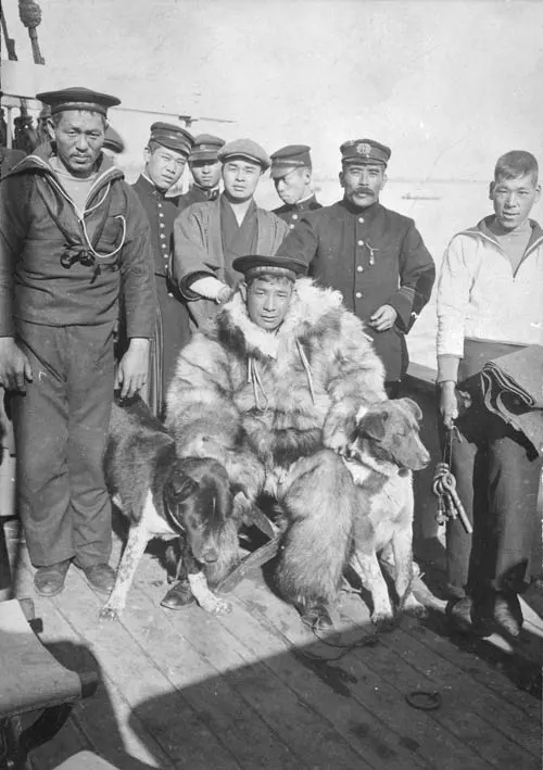 Members of the Japanese Antarctic expedition, 1911