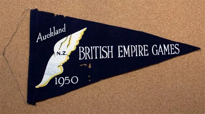 1950 Auckland British Empire Games pennant