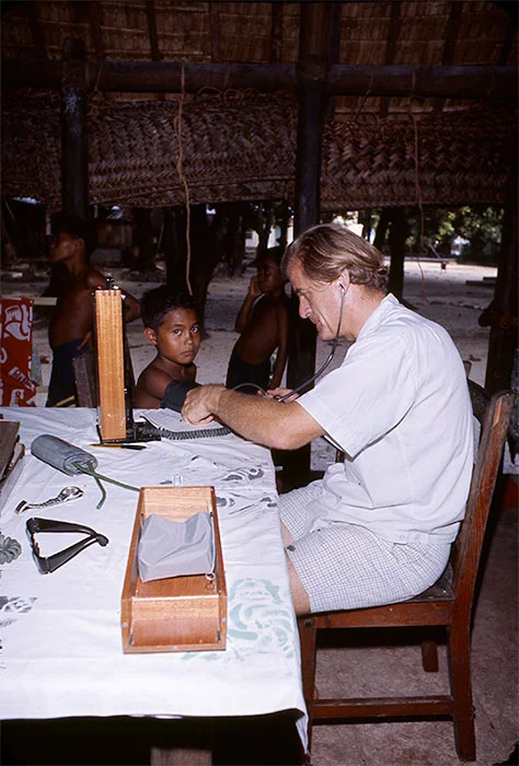 Ian Prior in Tokelau, 1971