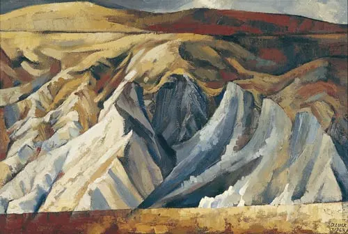 ‘Eroded hills, Saint Bathans’