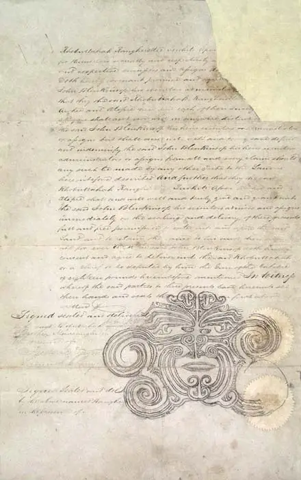 Te Rauparaha’s moko