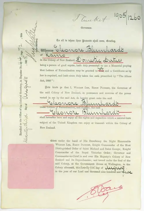 ‘Alien’ naturalisation