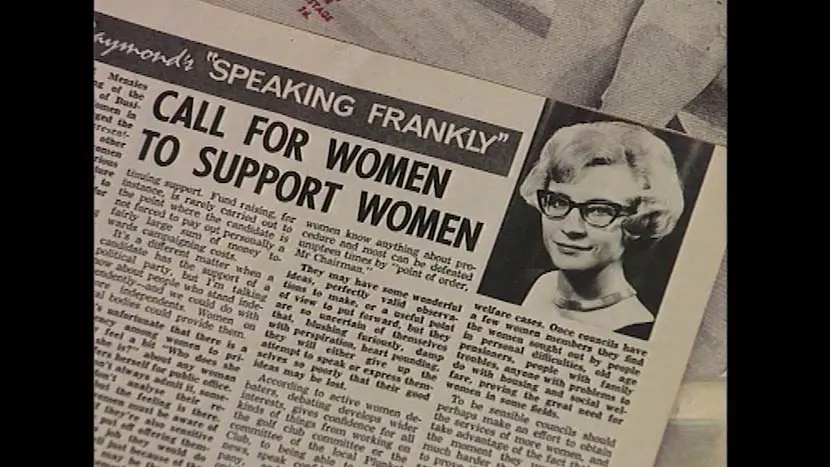 Cherry Raymond on the Woman’s Weekly, 1995