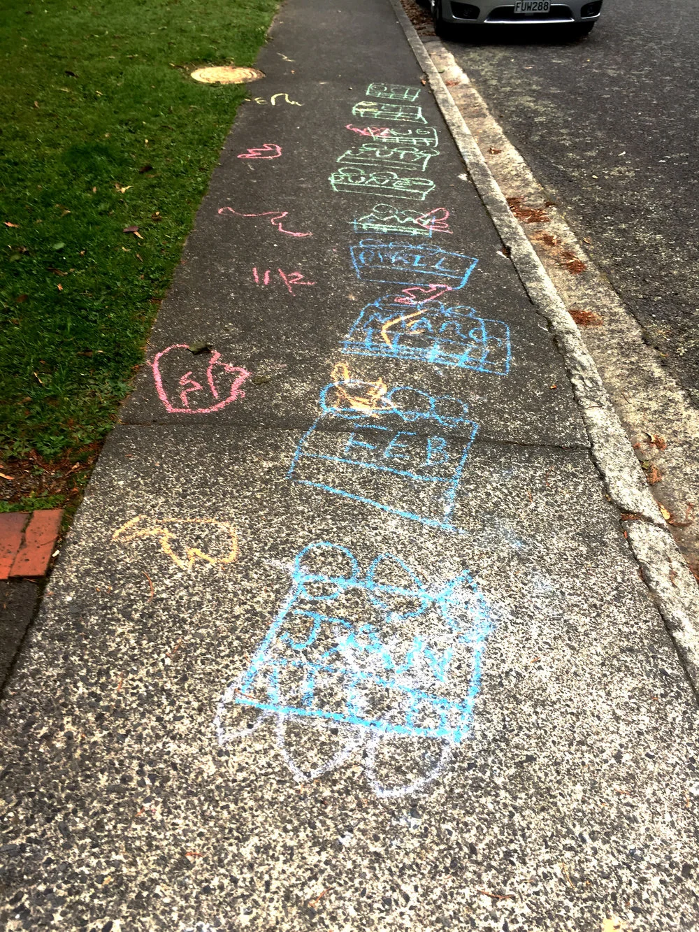 Pavement hopscotch lockdown image (with calendar months), Pinehaven ...