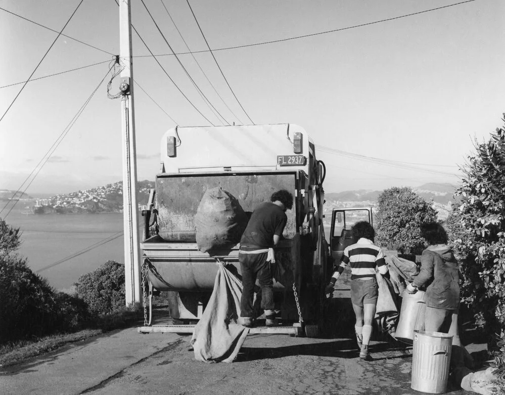 Rubbish collection, Amritsar Street, Khandallah Record DigitalNZ