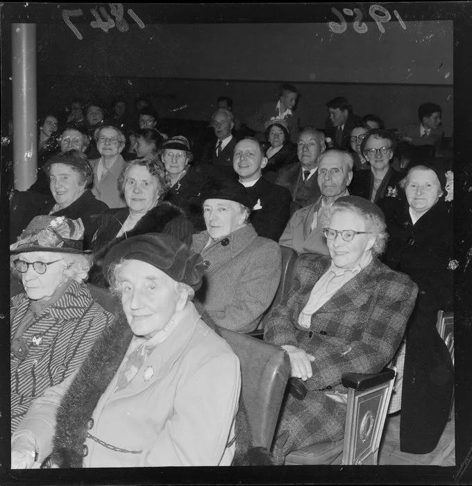Elderly people from the Harry Squires Memorial Hostel at the movies ...