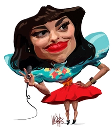 MUSICIAN CARICATURES BY MURRAY WEBB