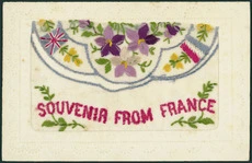 First World War Postcards including embroidered 