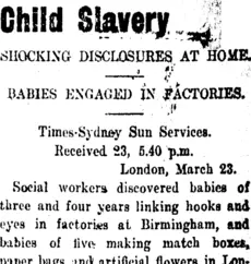 Child slavery