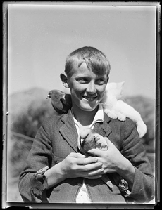 Boy and Pets